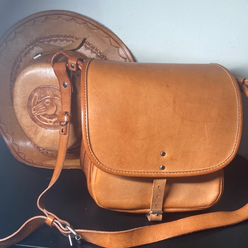 Leather Crossbody Ammunition Holder / Purse